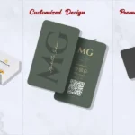 Business card types banner showing different professional designs