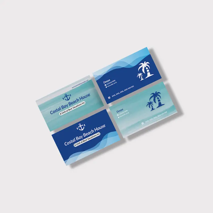Custom office stationery printing including professional business cards