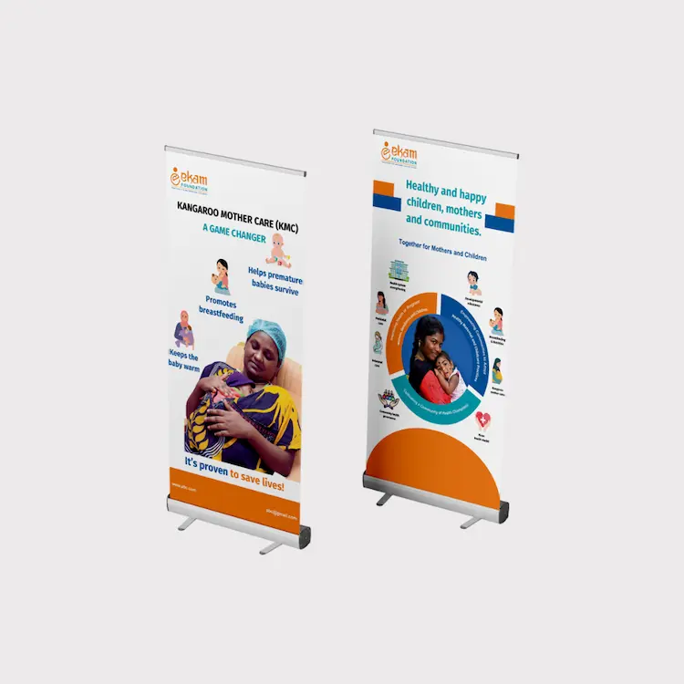 Premium poster printing services with vibrant finish