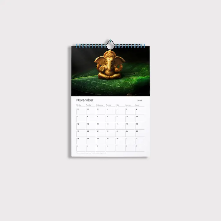 Wall calendar printing in Chennai with vibrant finish