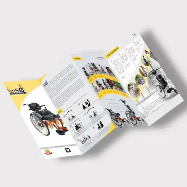 Tri-fold brochure printing in Chennai - Professional and customized brochure designs for business promotions.