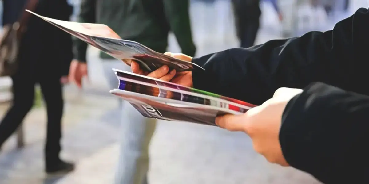 Flyers for business printing in Chennai showcasing creative designs and marketing materials for brand promotion